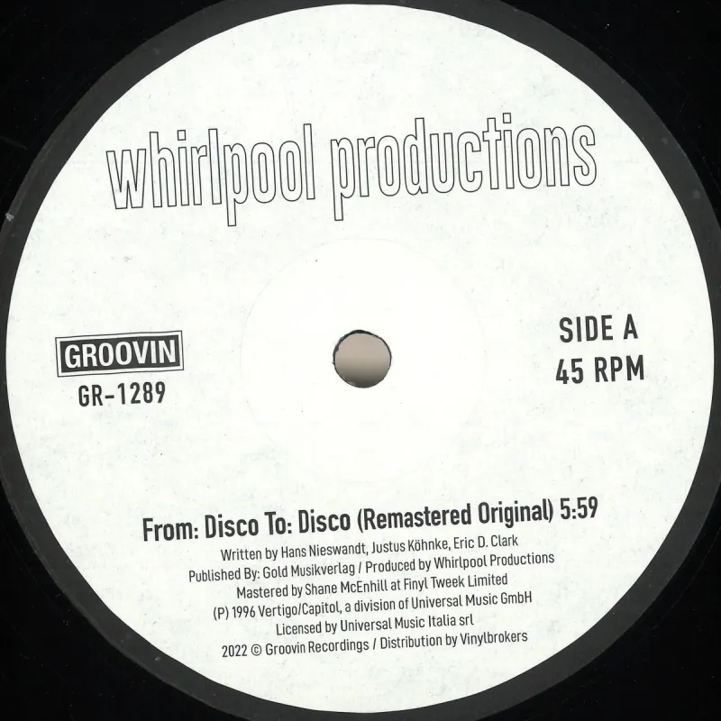 Whirlpool Productions - From: Disco To: Disco EP
