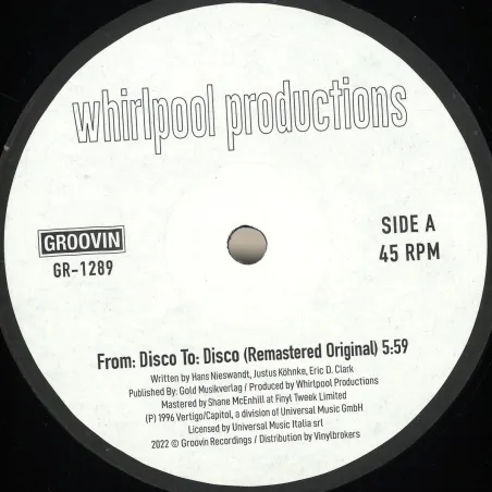 Whirlpool Productions - From: Disco To: Disco EP