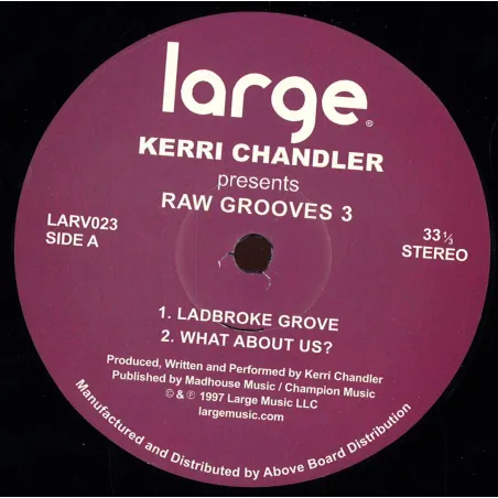 Kerri Chandler - Raw Grooves 3