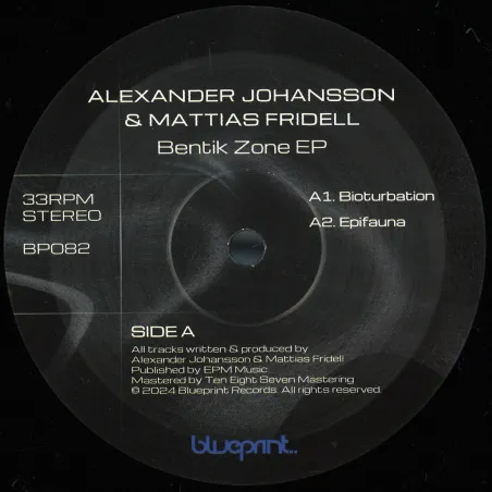 Alexander Johansson&Mattias Fridell - BENTIK ZONE EP