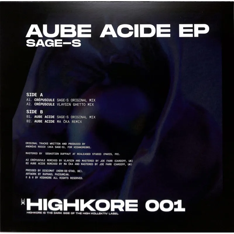 DJ Sage-S - AUBE ACIDE EP
