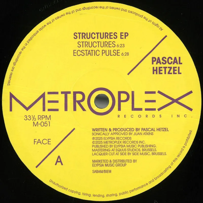 Pascal Hetzel - Structures EP