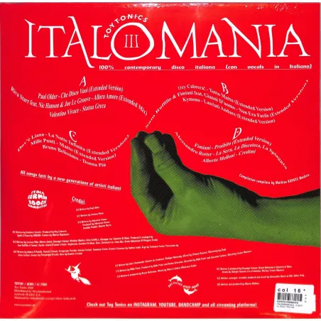 Kapote presents - ITALOMANIA VOL. 3(2LP)