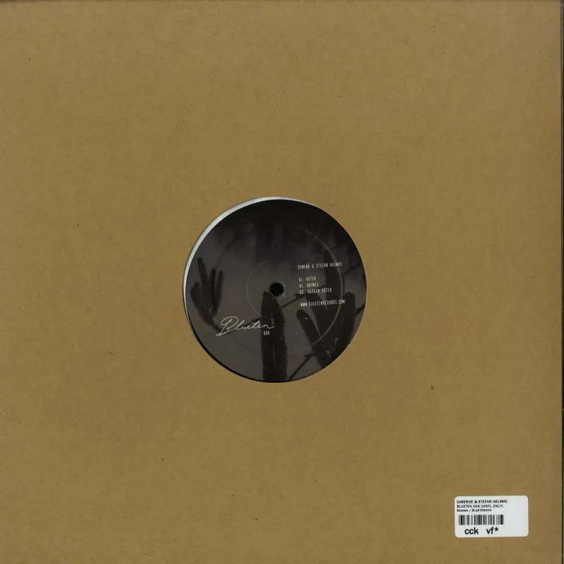 Gimenoe & Stefan Helmke - BLUETEN 004(VINYL ONLY)