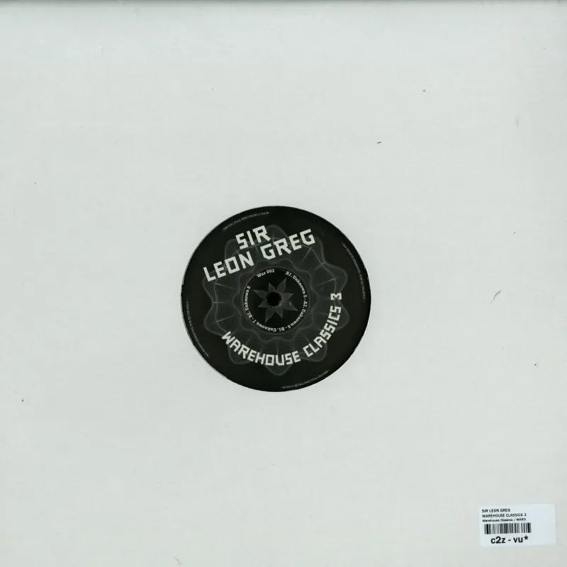 Sir Leon Greg - WAREHOUSE CLASSICS 3