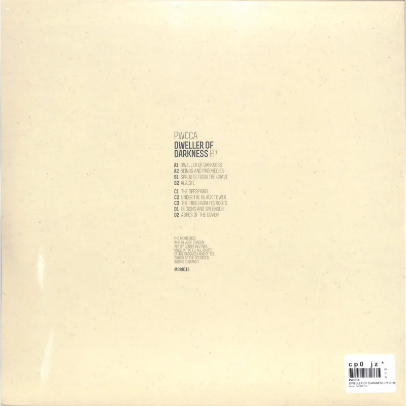 PWCCA - DWELLER OF DARKNESS(2X12 INCH)
