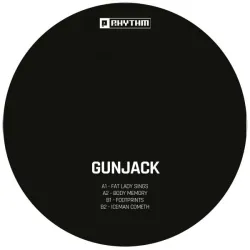 Gunjack - Footprints EP [dark grey marbled vinyl]