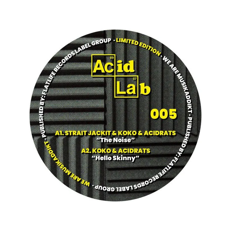inconnu - AcidLab 005 [silver colored vinyl / 200 copies LTD]