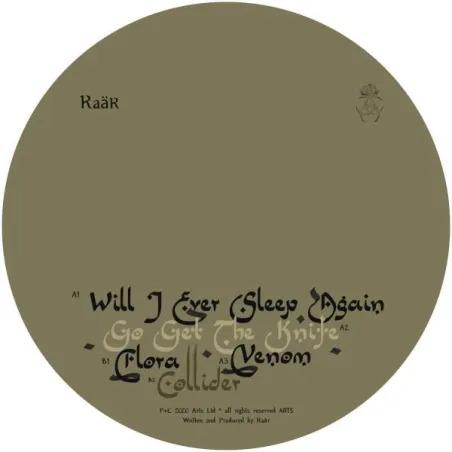 Raär - Will I Ever Sleep Again [stickered sleeve]