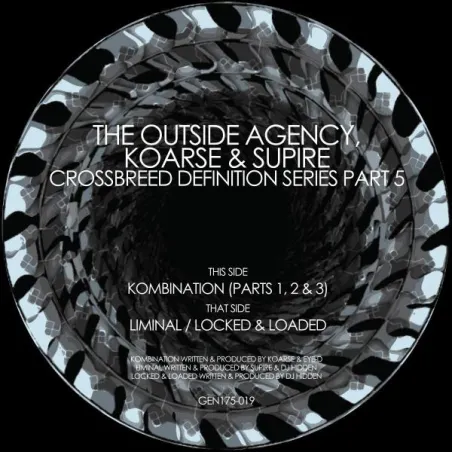 inconnu - The Crossbreed Definition Series Part 5 [transparant red vinyl / DL codes]