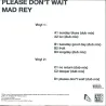 Mad Rey - Please Don't Wait LP 2x12"