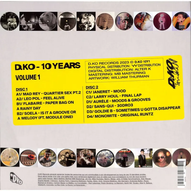 Various Artist - D.KO 10YEARS VOL.1(2LP)