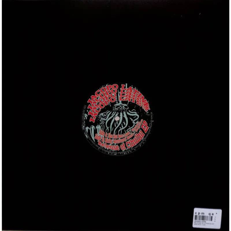 Jacopo Latini - RELEASE OF CTHULHU EP