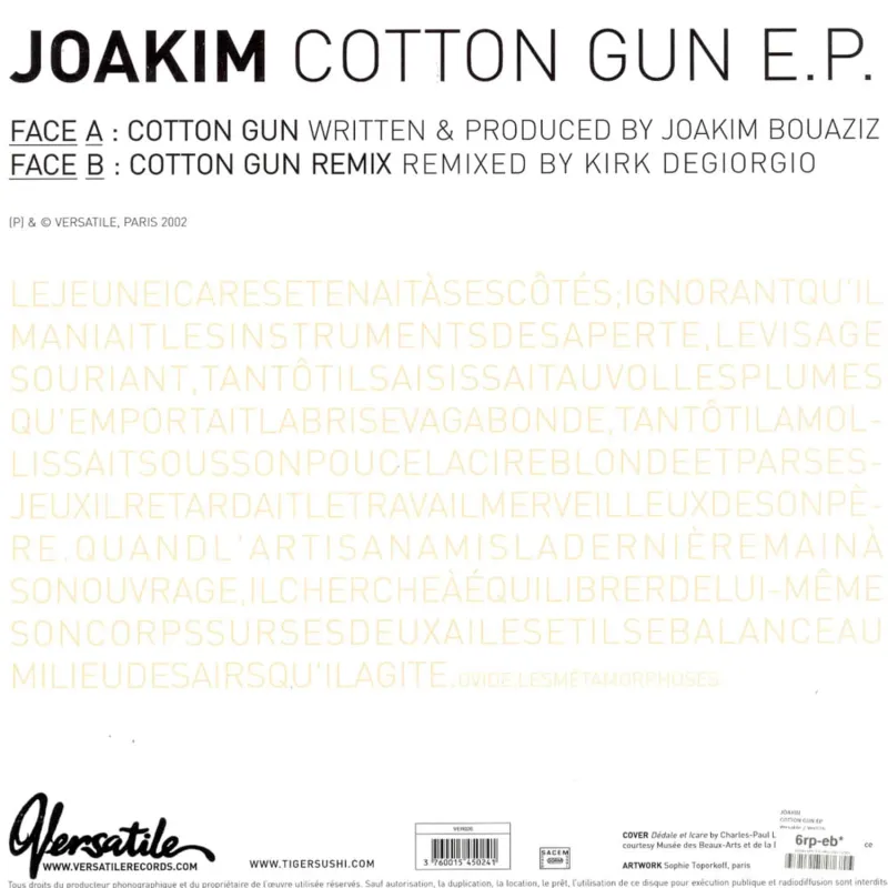 Joakim - COTTON GUN EP