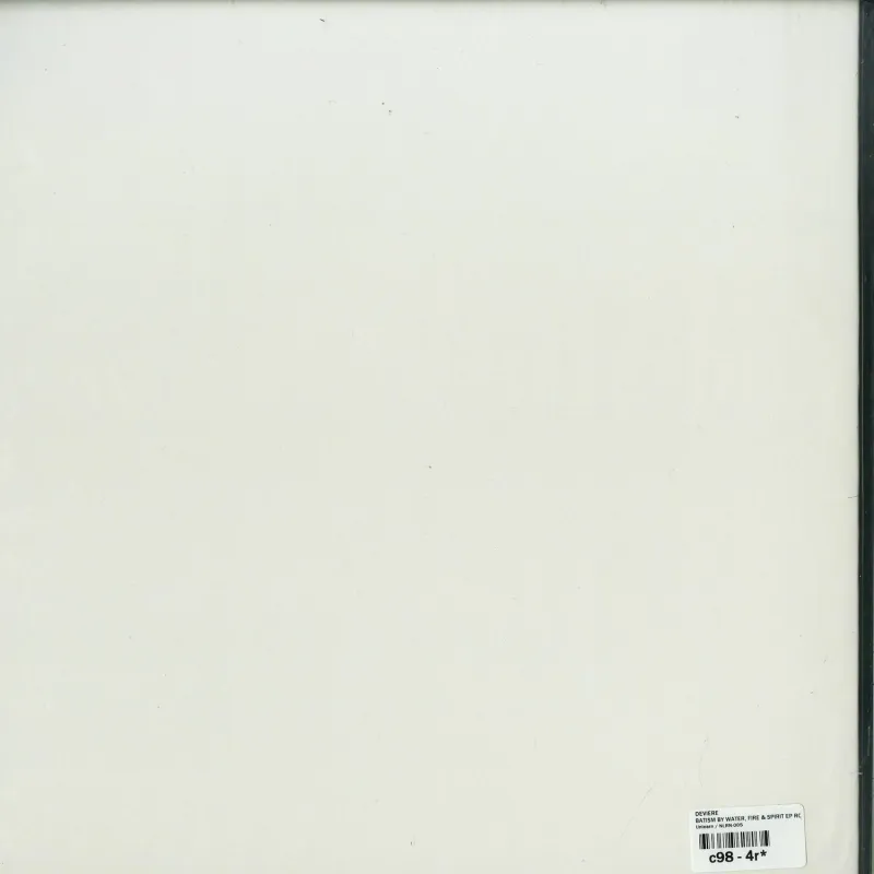 Deviere - BATISM BY WATER, FIRE & SPIRIT EP ROYER RMX LTD ED. 225 UNITS