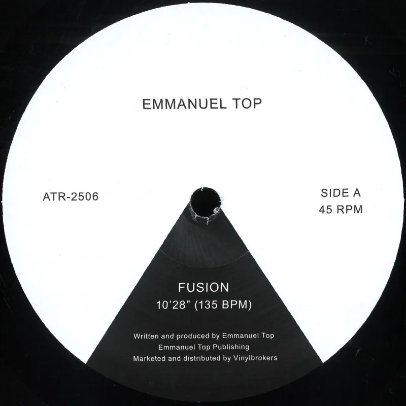 Emmanuel Top - Fusion / Static / Spherique / Rubycon LP 2x12"