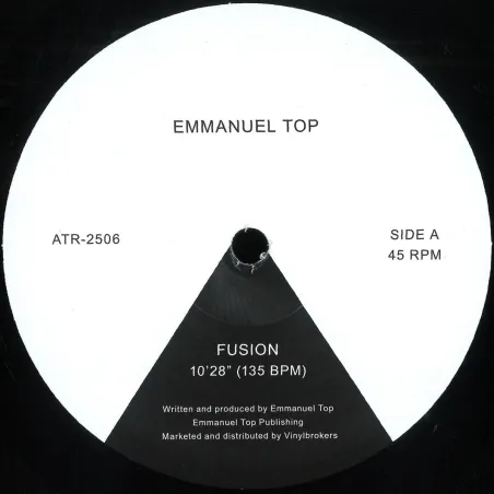 Emmanuel Top - Fusion / Static / Spherique / Rubycon LP 2x12"