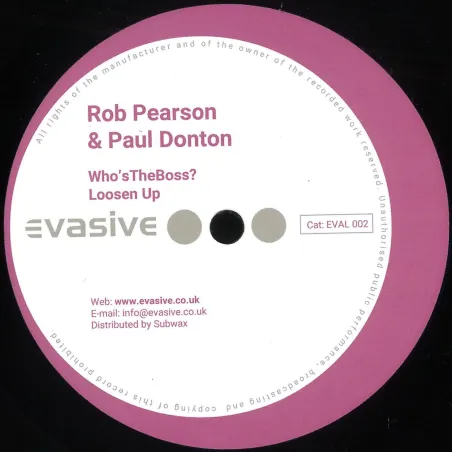 Rob Pearson&Paul Donton - Who's The Boss EP