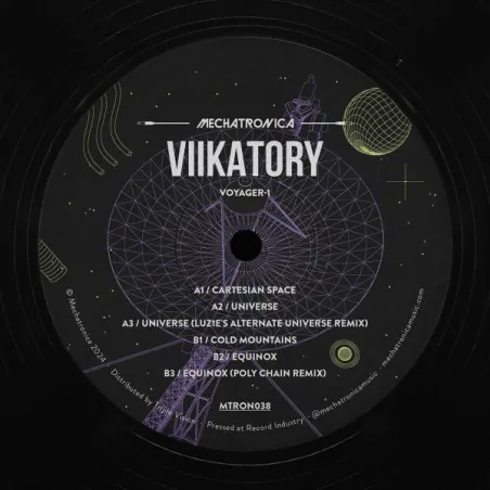 Viikatory - Voyager-1 w/ LUZ1E & Poly Chain Remixes [Label sleeve / discounted record]