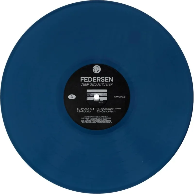 Federsen - DEEP SEQUENCE EP(BLUE VINYL)