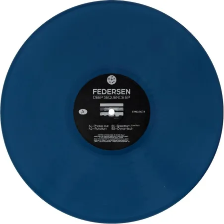 Federsen - DEEP SEQUENCE EP(BLUE VINYL)