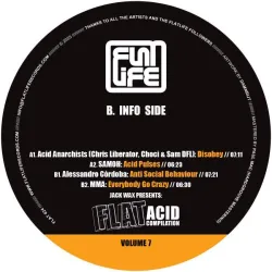 inconnu - Jack Wax Presents "Flat Acid Compilation" Volume 7 [Orange vinyl]