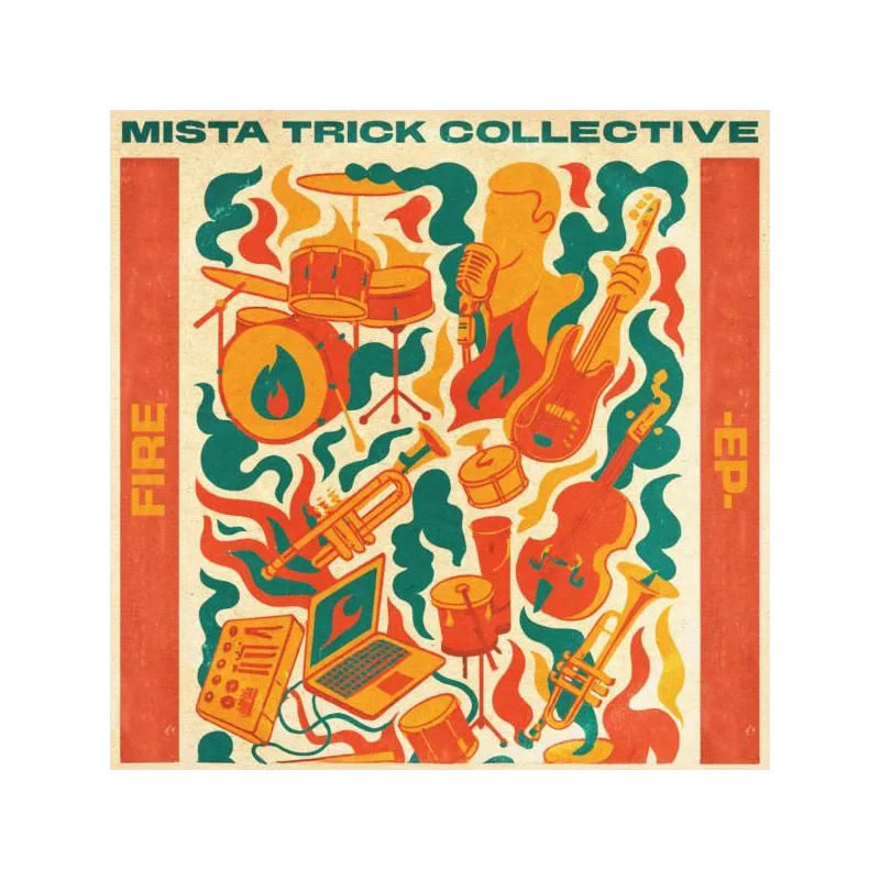 Mista Trick - Fire EP [printed sleeve / yellow marbled vinyl]