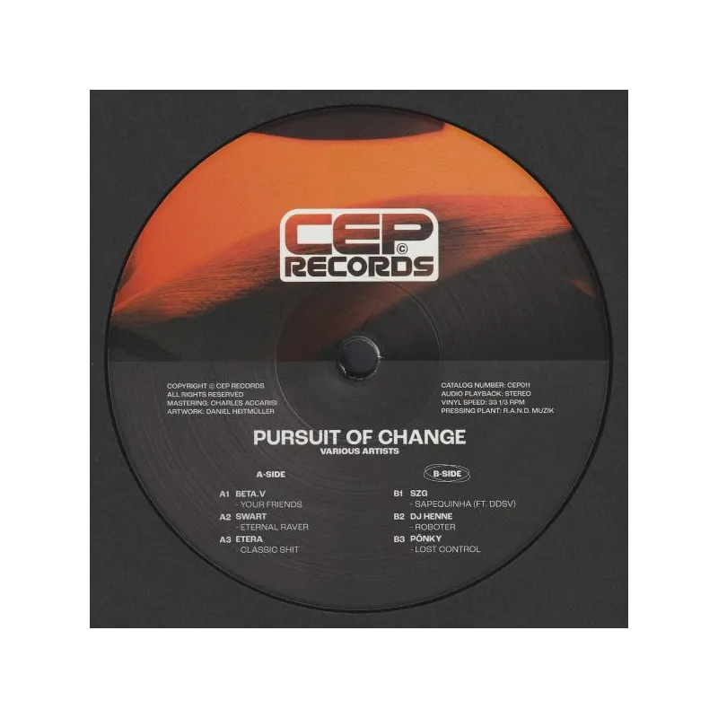 inconnu - Pursuit Of Change [printed sleeve]