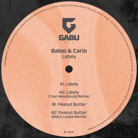 Baloo&Carlo - Lately (Incl. Tour-Maubourg & Black Loops Remixes)