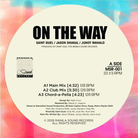 Saint Guel feat. Jason Dhakal
&
Junoy Manalo - On The Way EP