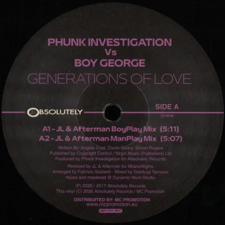 Phunk Investigation vs Boy George - Generations Of Love
