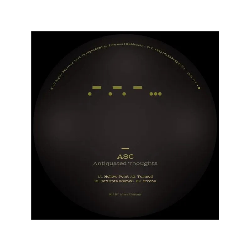 ASC - Antiquated Thoughts EP [tie-and-die vinyl] [Tie & Dye Vinyl]