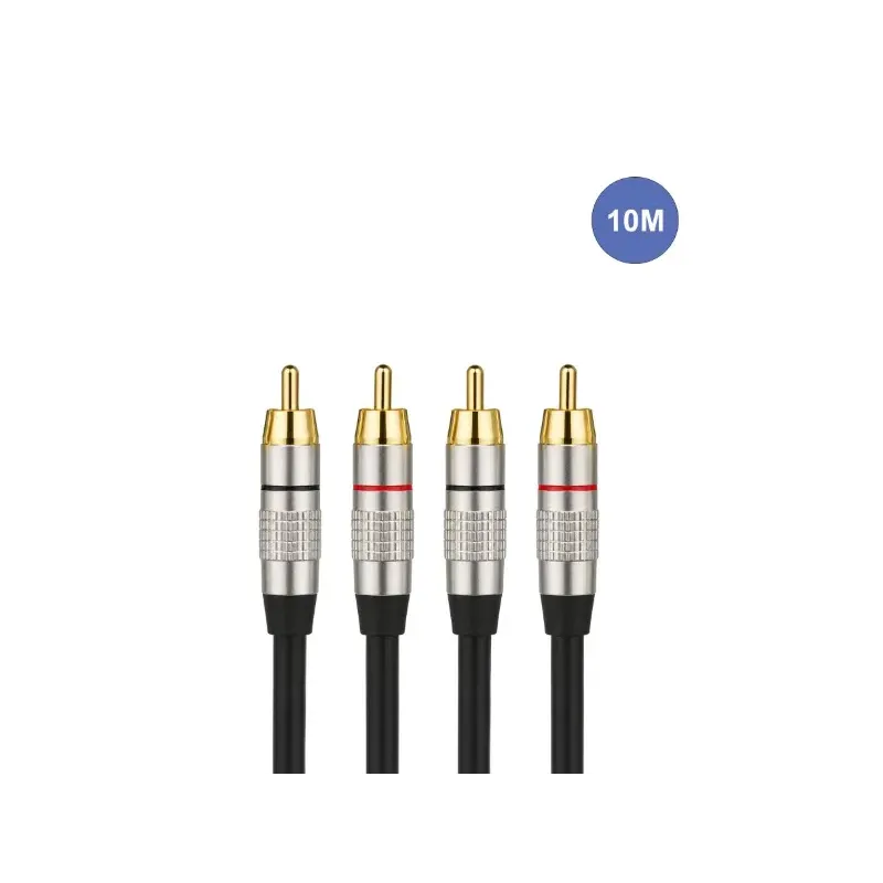 Câble 10m - RCA Mâle - RCA Mâle