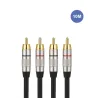Câble 10m - RCA Mâle - RCA Mâle