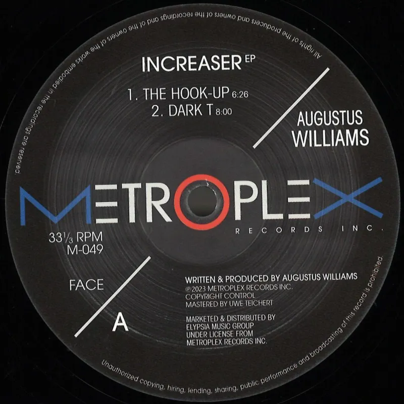 Augustus Williams - Increaser EP