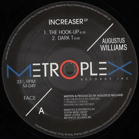 Augustus Williams - Increaser EP