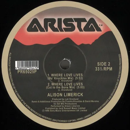 Alison Limerick - Where Love Lives